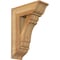 Ekena Millwork Olympic Traditional Rough Sawn Bracket w/ Offset Brace, Western Red Cedar, 8"W x 20"D x 28"H BKT0806X20X28OLY01RWR - alternate 1